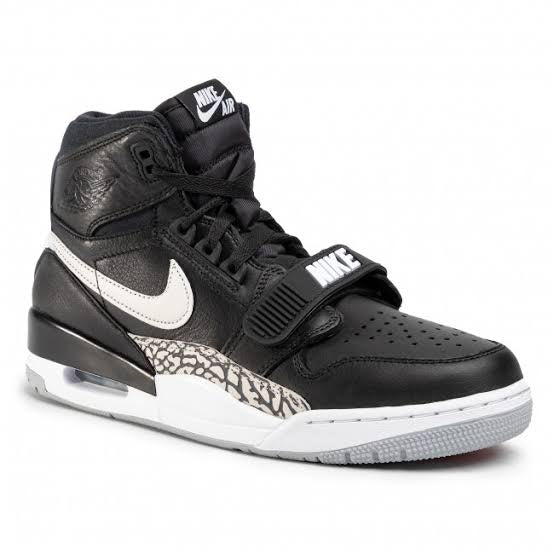 N370O jordan legacy 312 Black White JORDAN LEGACY 312 BLACK CEMENT