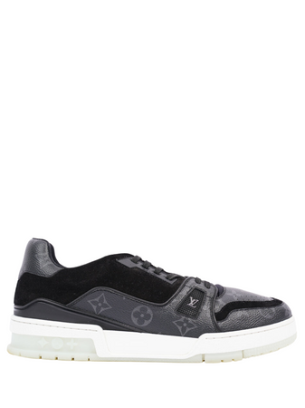 N372O LOUIS VUITTON MENS VIRIGL ABLOH SNEAKER BLACK / WHITE