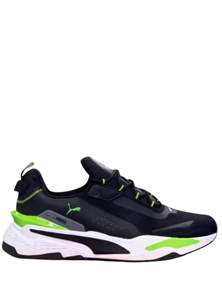 N372O Puma negro verde neón Tenis deportivo para correr