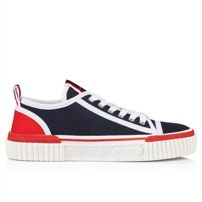 Christian Louboutin Men's Pedro Junior Canvas Low-top Sneakers