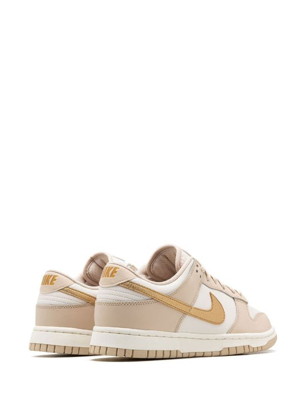 N375O Nike tenis Dunk Low Gold Swoosh