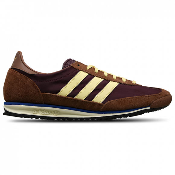 Adidas SL burgundy vino amarillo