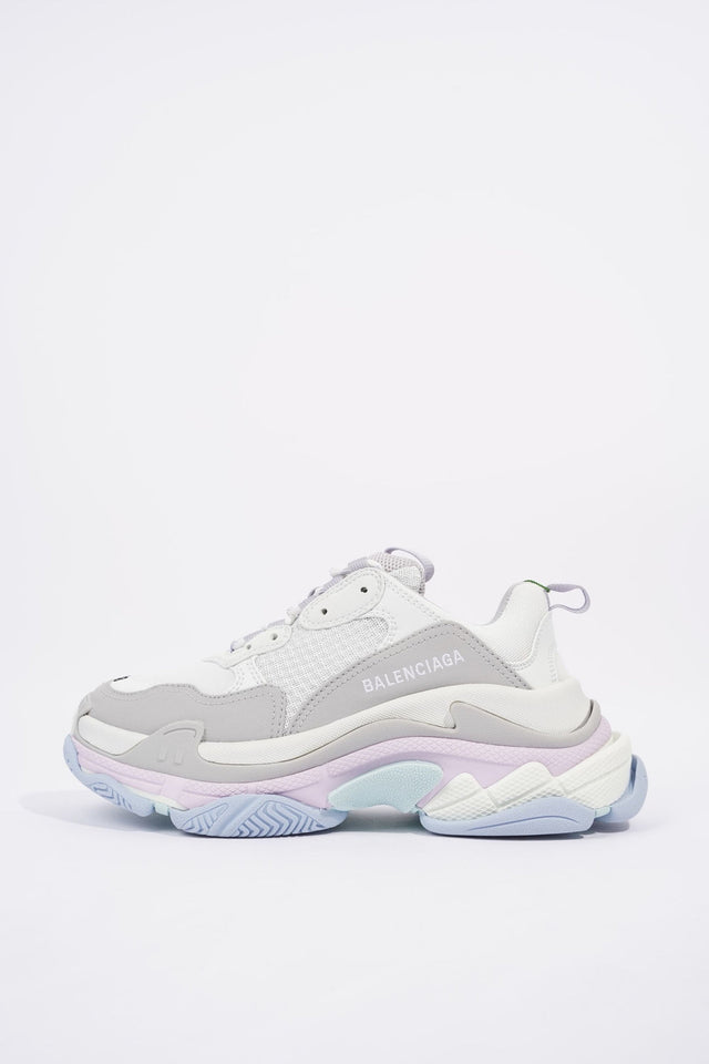 N373O BALENCIAGA WOMENS TRIPLE S PASTEL