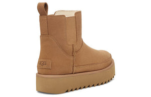 UGG Classic Chelsea Platform Mini Boot 'Chestnut'