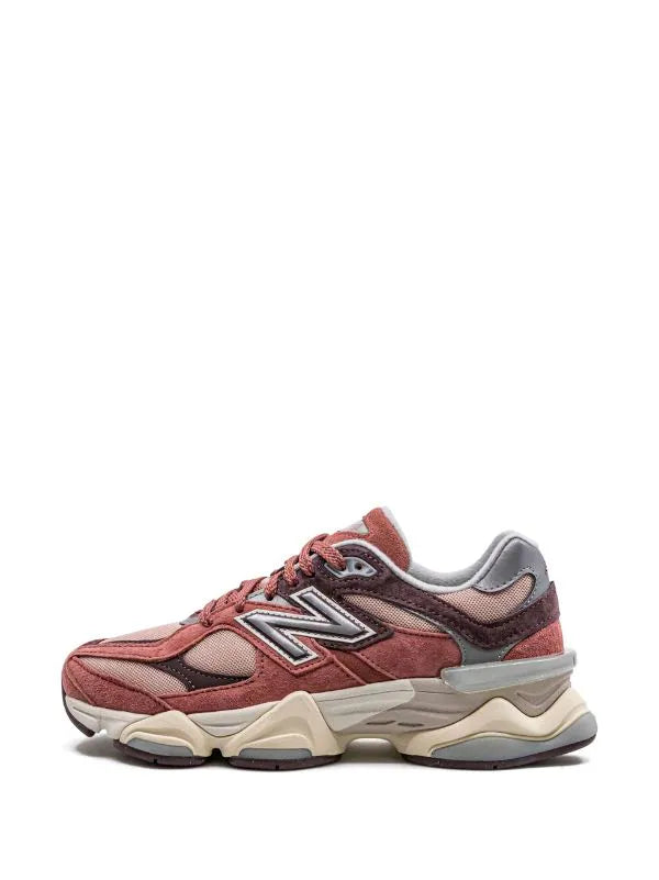 New Balance tenis bajos 9060 fiusha gris