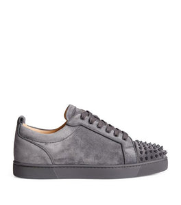 (G5) CHRISTIAN LOUBOUTIN Louis Junior Spikes Orlato - Gris