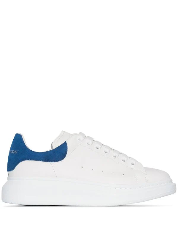 Alexander McQueen tenis Oversized blanco azul