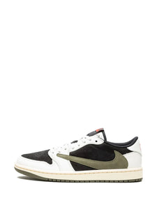 N372O (G5) Jordan tenis Air Jordan 1 Low OG Olive de Jordan x Travis Scott