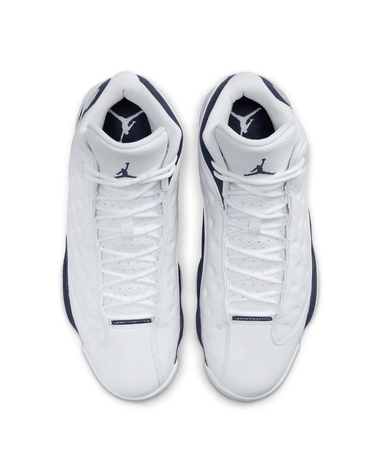 Air Jordan 13 White and Midnight Navy