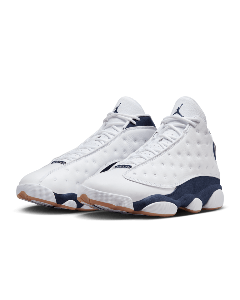 Air Jordan 13 White and Midnight Navy