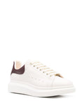 Alexander McQueen tenis Oversized blanco vino