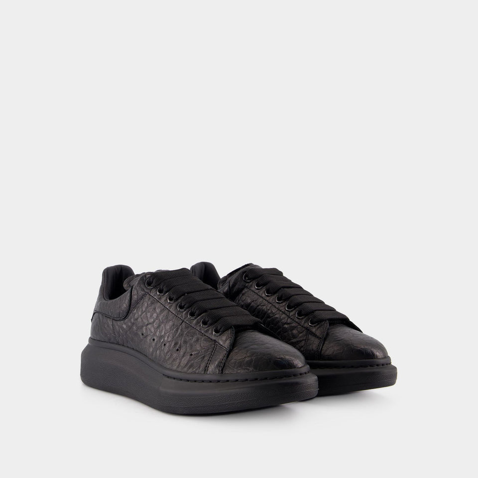 ALEXANDER MCQUEEN Oversized Sneakers - Alexander McQueen - Leather - Black