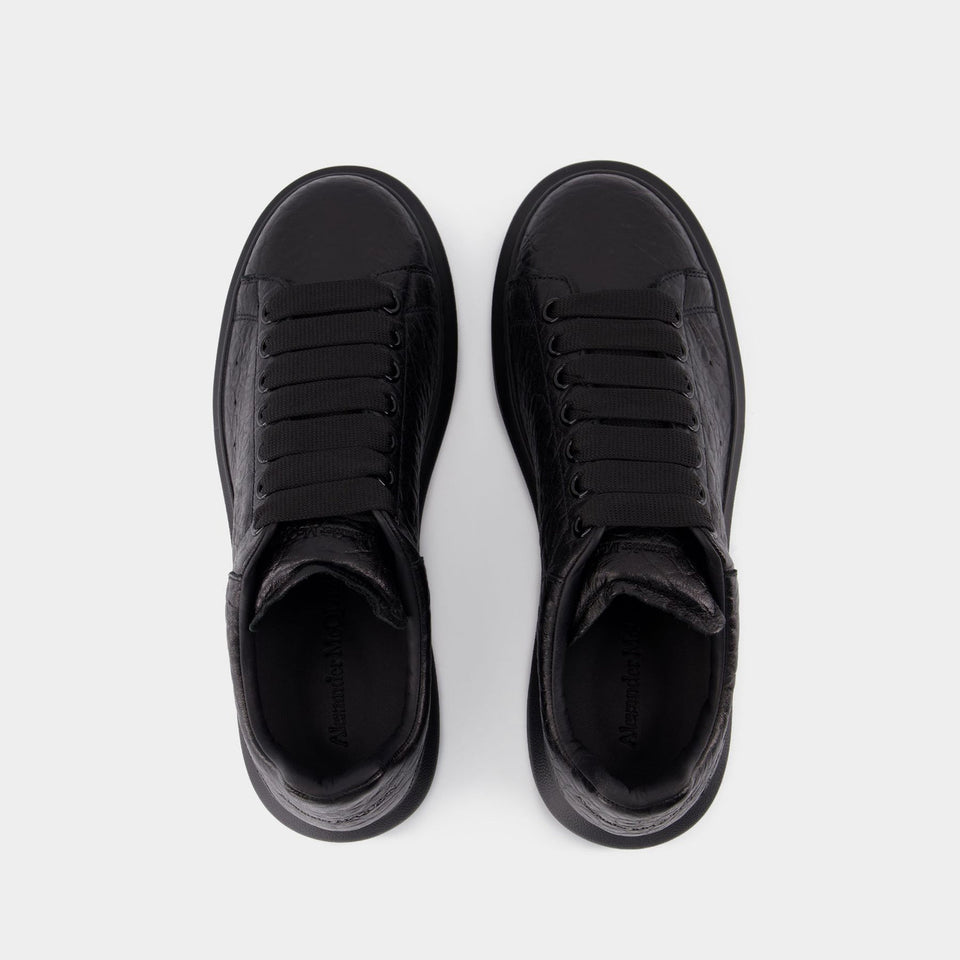 ALEXANDER MCQUEEN Oversized Sneakers - Alexander McQueen - Leather - Black