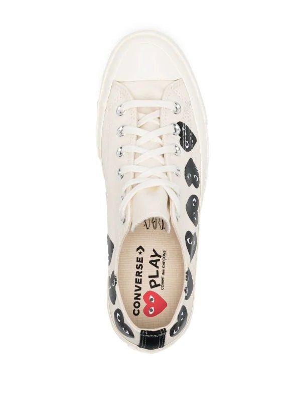 Comme Des Garçons Play x Converse tenis Chuck 70 Multi Heart de Comme Des Garçons Play x Converse