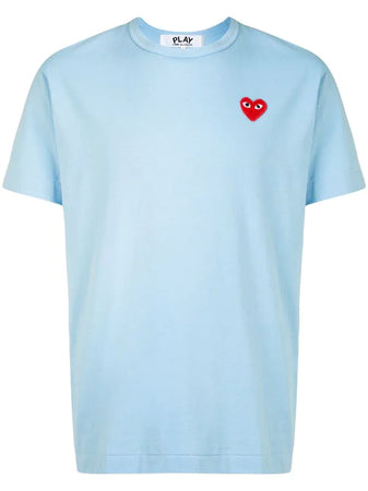 N372O COMME DES GARÇONS PLAYS Camiseta Heart de algodón con logo