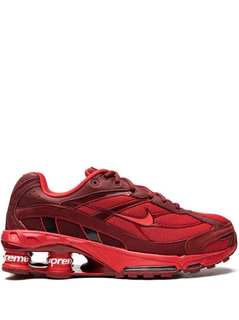 N372O Nike tenis Shox Ride 2 SP de Nike x Supreme Red Rojo