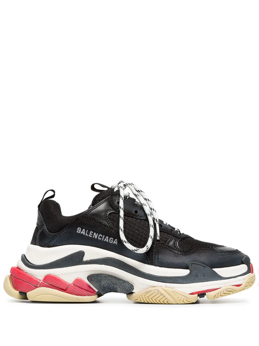 N372O Balenciaga tenis Triple S con agujetas