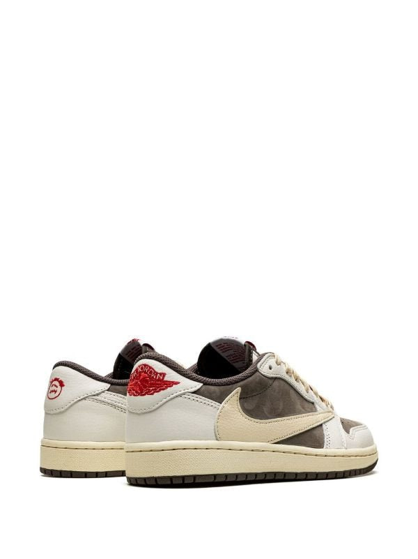 (G5) N370O Air Jordan 1 Low OG x Travis Scott Reverse Mocha