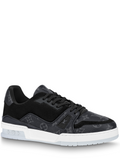 N370O LOUIS VUITTON LV MONOGRAM TOTAL BLACK SNEAKER TRAINER