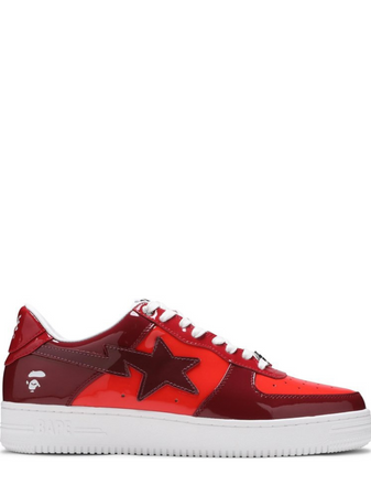 N370O A Bathing Ape Bape Sta Low Color Camo Combo Red