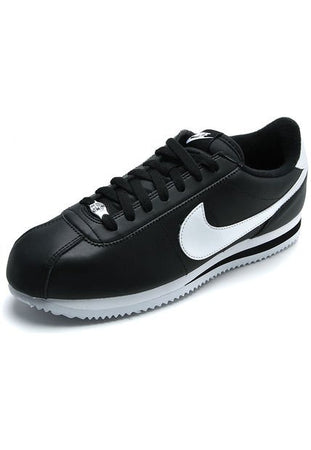 N372O NIKE CORTEZ NEGRO BLANCO EN PIEL